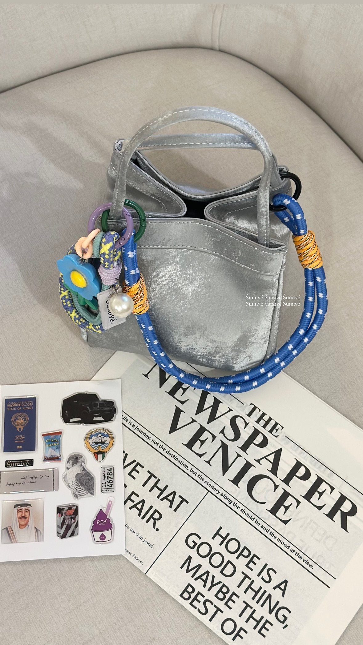 🩶 So Silver Lady Bag