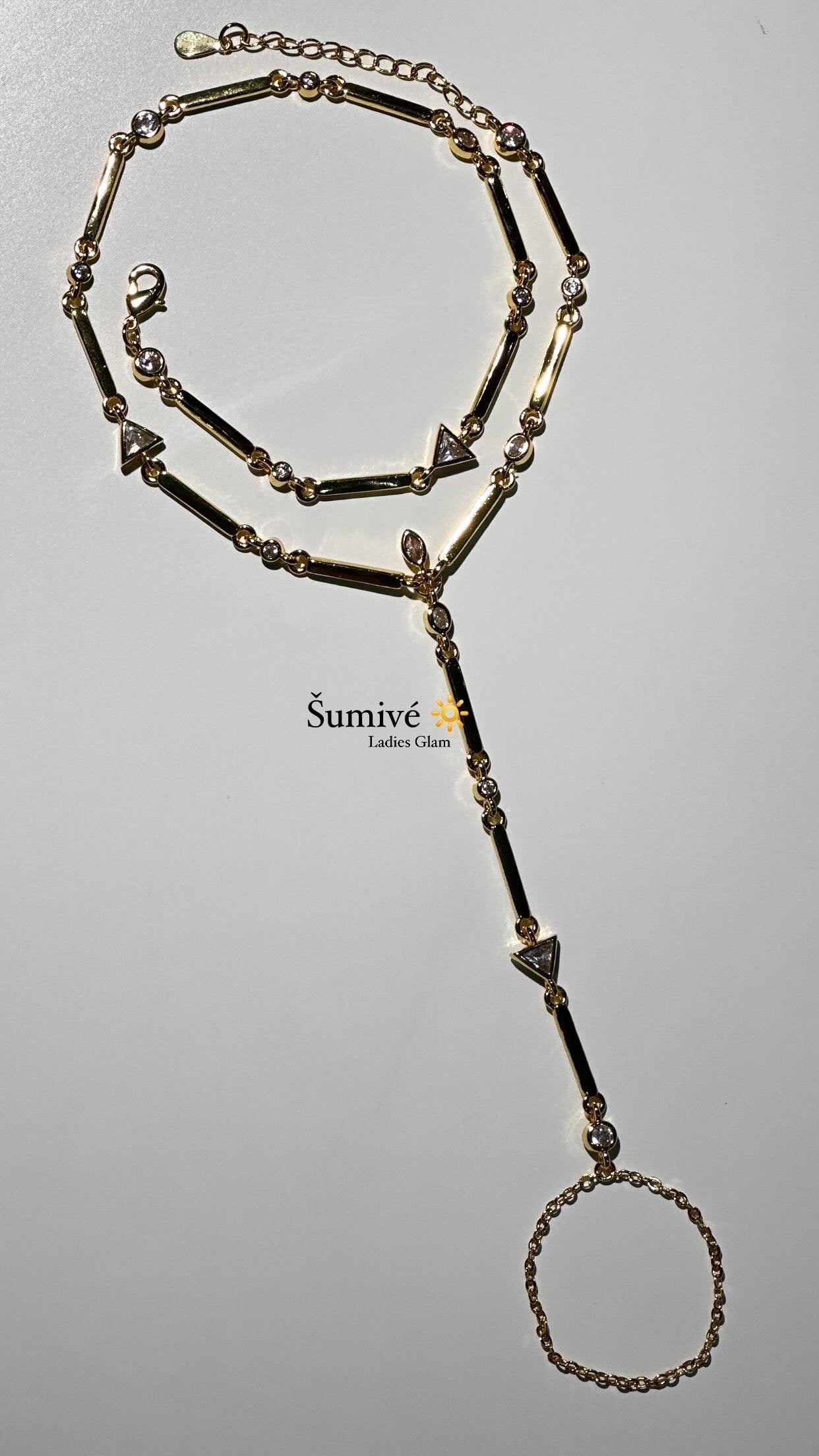 Gold Hand Chain 18K