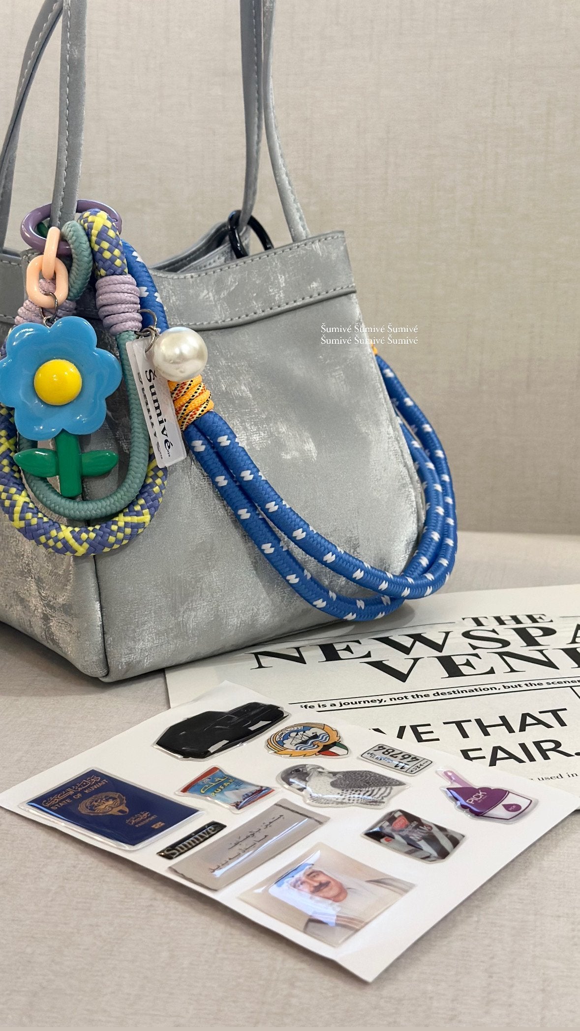 🩶 So Silver Lady Bag