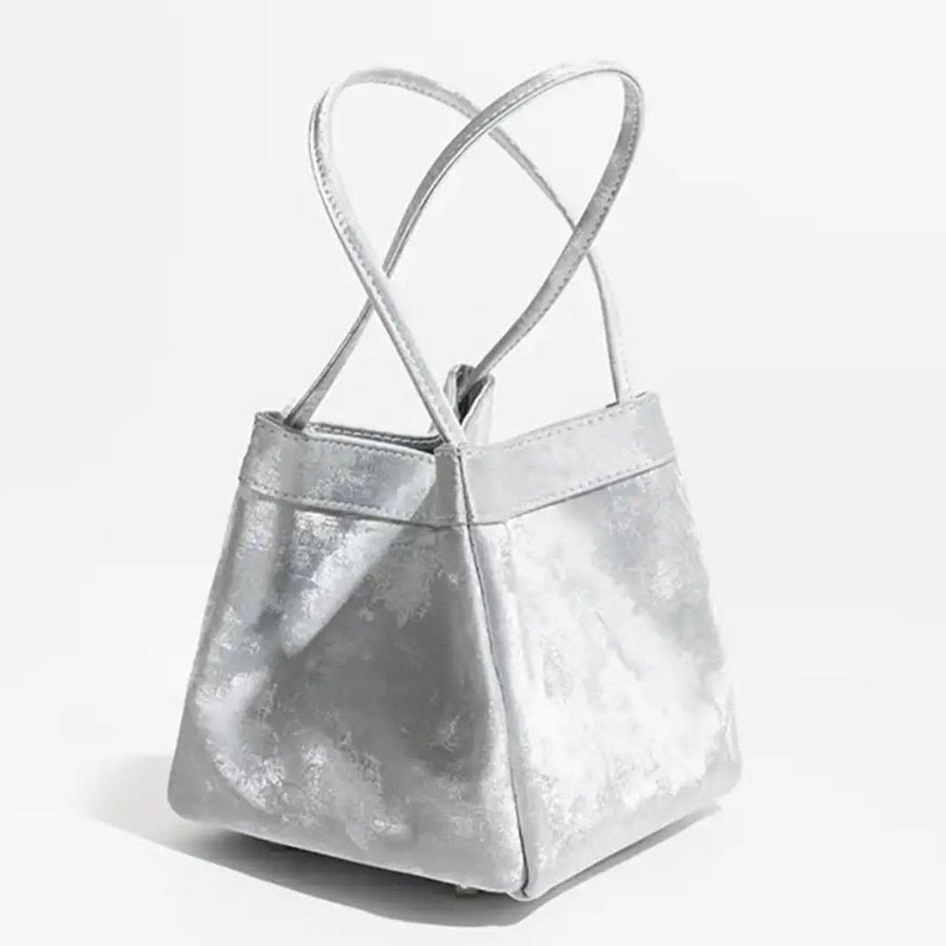 🩶 So Silver Lady Bag