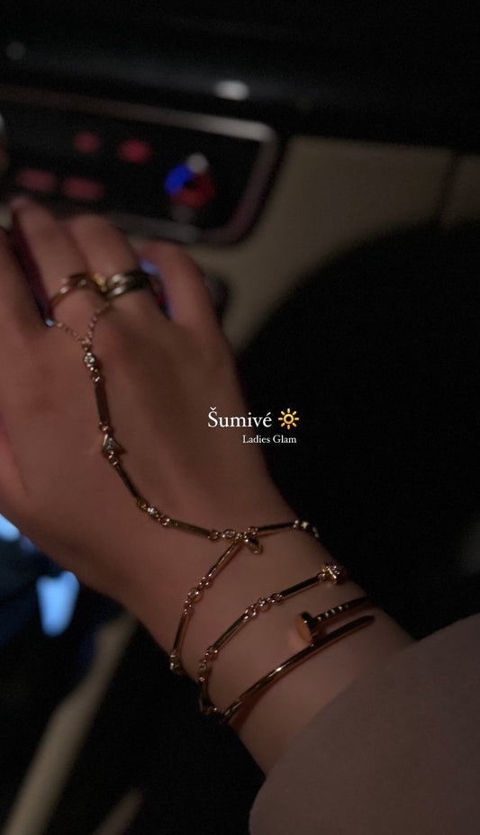 Gold Hand Chain 18K
